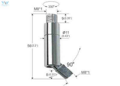 Chine Anti fil externe du matériel M 8 en laiton de pièces de rechange de lampe de bras d'oscillation de rouille à vendre