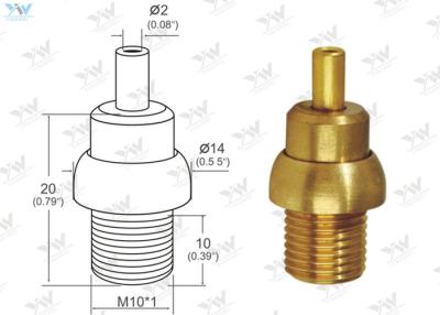 China Bottom Cable Exit Brass Cable Gripper Adjustable Wire Grippers No Finishing Color for sale