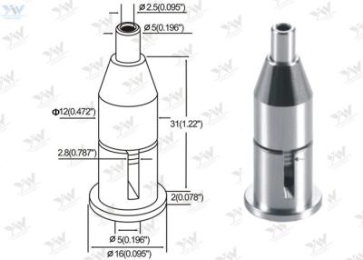 China Two - Parts Lock Cable Grippers Side Cable Exit For Suspending Graphics for sale