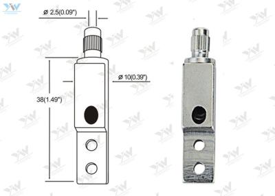 China Hanging System Lock Cable Grippers / Aircraft Cable Kit With Mounting Holes for sale