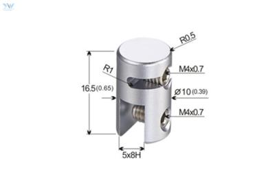 China Single Sided Clamp Cable Display Components For Window Displays for sale