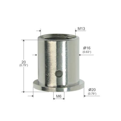 China M6 Female Thread M10 Thread Nickel Plated Round Ceiling Hanging Systems YW86255 for sale