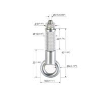 China Agarradores materiales del alambre del apretón de Brass+Iron para el cable de acero inoxidable YW86416 en venta