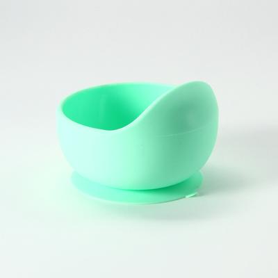 China Logo Available Silicone Baby Suction Cup Baby Silicone Bowl Spoon Feeding Bowl With Spoon Silicone Bowl for sale