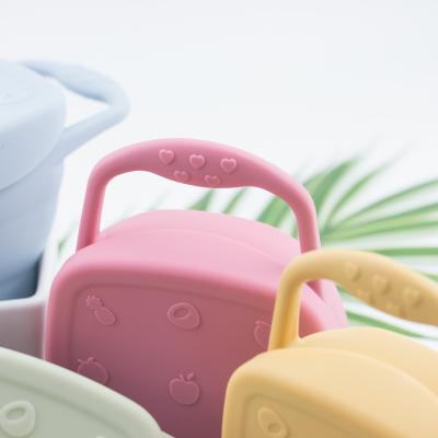 China New arrival minimalist baby silicone snack cup BPA free silicone baby cup for sale