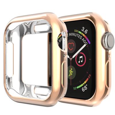 China Hollow Clear Tpu Popular Luxury Luxury Watch Case 38mm 42mm 44mm 45mm 41mm 40mm For Apple Watch for sale