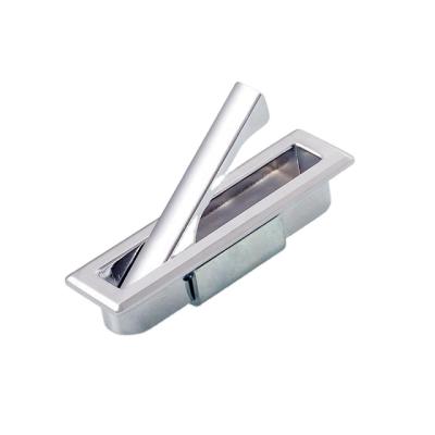 China Zinc Alloy Drawer Concealed Recessed Door Cabinet Concealed Pulls Handles Zinc for sale