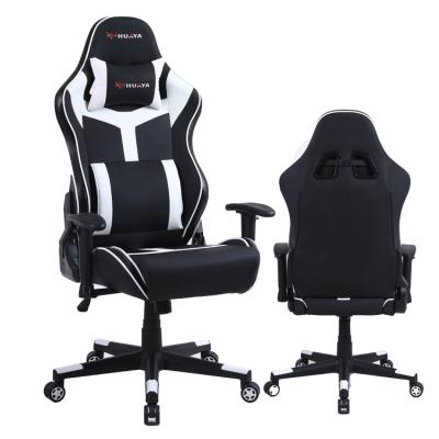 China Factory Sale Adjustable (Height) Custom PC Computer Gamer Professional Gaming Chairs Recliner Black and White Silla Gamer Chairs Ergonomic for sale