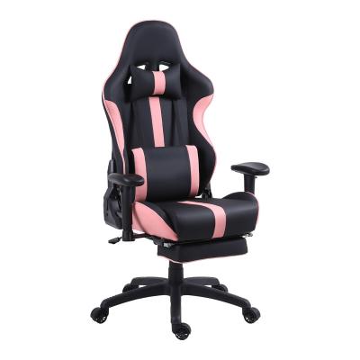 China Reclining Ergonomic Leather Massage Computer Chair Racing RGB Style Gaming Chair For Adults for sale