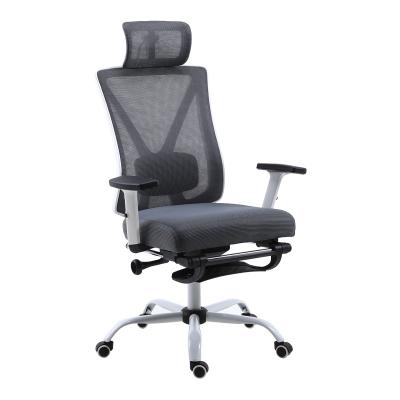 China (Height)Full Mesh Chair High Back Executive Adjustable Modern Luxury Office Chair With Headrest And Armrest for sale