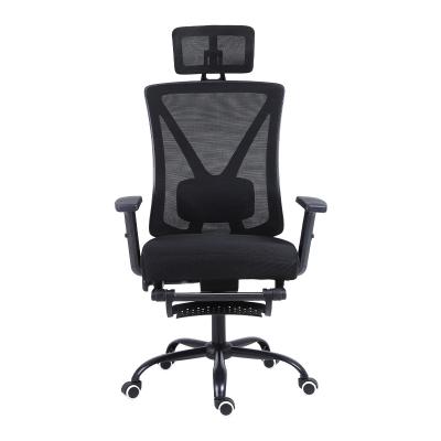 China Modern Adjustable High Back Executive Chair Best Ergonomic Mesh Office Chair (Height) With Headrest for sale