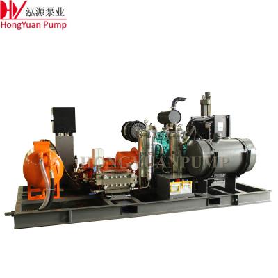 China Aluminum Formwork Cleaning Diesel Engine 1500bar Discharge Double High Pressure Cleaner Aluminum Gun Formwork for sale