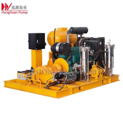 China Hot sale 2500bar 25lpm road marking hydraulic blast cleaning lline remove ccld water jet hydraulic power blasting device for sale