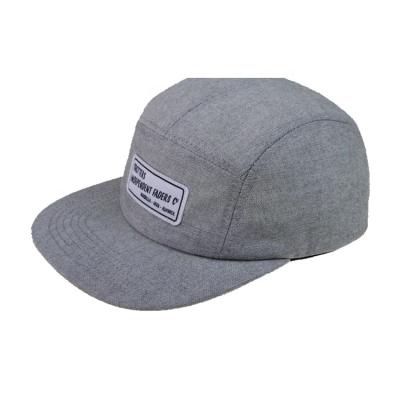 China COMMON Gray Canvas Hat Five Panel Kids Hats For Kids Boy for sale