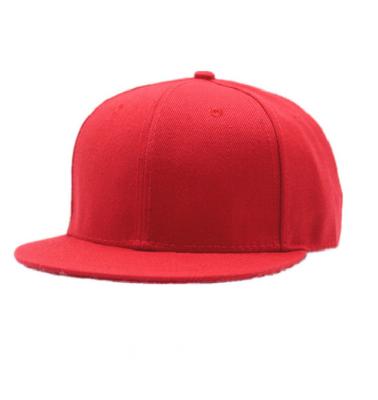 China 2021 COMMON Hat 100% Hot Selling Snapback Acrylic Simple Red Hat for sale