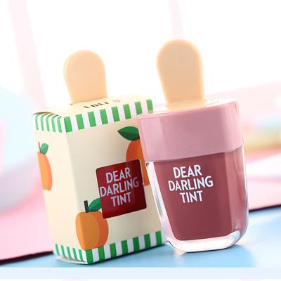 China New Type Waterproof Cute Ice Cream Shaped Waterproof Lasting Moisture Liquid Lip Gloss for sale