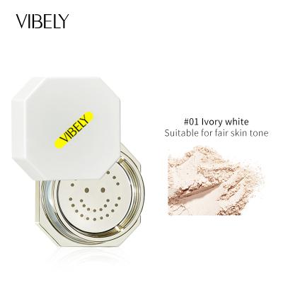 China Soft Long Lasting Natural Mist Moisturizer Spot Oil-control Loose Powder Concealer Skin-Friendly for sale