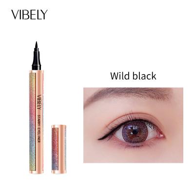 China New Design Luminous Waterproof Waterproof Makeup Glitter Eyeliner Long Lasting Quick Dry Pen for sale