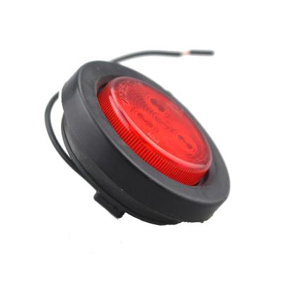 China High Brightness Factory Direct Selling Popular Truck Side Lamps Round 4 Rubber Led Beacon Lights for sale