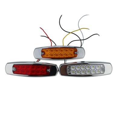 China High Brightness Multi Voltage 12 LED Operation Beacon Lamp Led Side Light For Universal Trucks And Trailers for sale