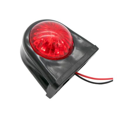 China High Brightness Truck Stem Light 24V White+Red Double Color Rubber Face Truck Side Led Lights for sale