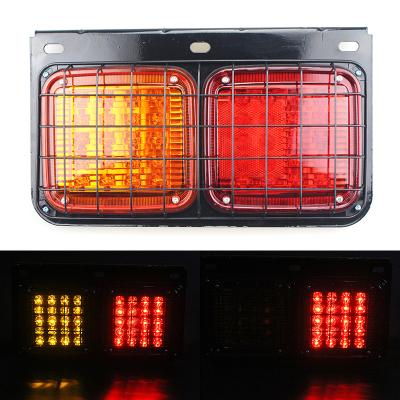 China High Brightness Waterproof Truck Combination Tail Lights 40 Led Rear Tail Light With Iron Net Protection for sale