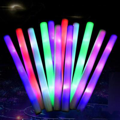 China Gift LED Light Stick Concert Cheer Props Foam Multicolor Flashing Led Stick for sale