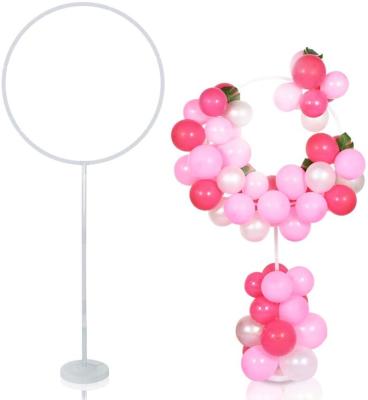 China Party Birthday Decoration Balloon Garland Arch Kit Round Column Floor Stand Stand with Circle Column Floor Stand Kit for Women Birthday Wedding for sale