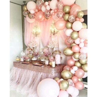 China Festival Decoration Rose Gold Balloon Garland Arch Kit Decorations for Birthday Wedding Party Decoration for sale