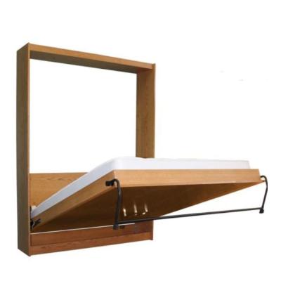 China Safer Cross Bar Murphy Wall Bed Kit Leg Tube Wall Murphy Bed With Desk Top And Bookshelf Te koop