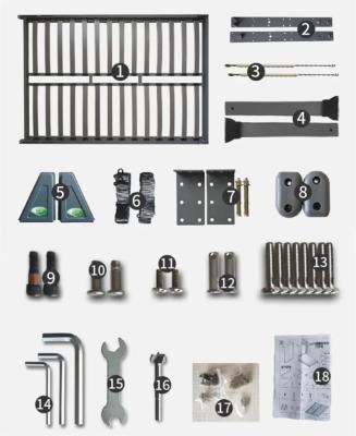 중국 Steel Murphy Bed Frame Kit with Gas Spring Mechanism Hardware Kit for Hotel School Dormitory 판매용