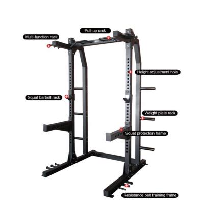 China Customized Home Fitness Equipment Spare Parts Power Rack Gym Equipment Metal Frame Indoor for sale