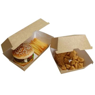 Китай Factory Original Paper Packaging Recyclable Custom Hamburger Box Recyclable Hamburger Box продается