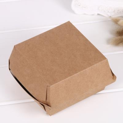 China Recyclable Hamburger Corrugated Box Korean Hot Dog Thickened Extra Hard Packing Box for sale