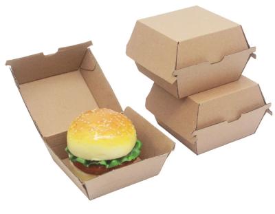 Cina burger box food factory price with custom logo in vendita