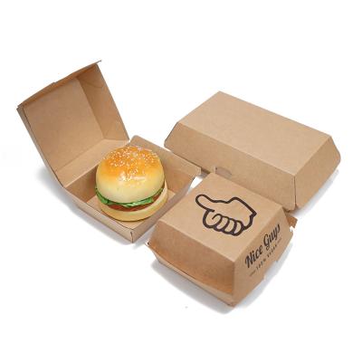 Китай Recycled Materials Factory Price Customize Hamburger Kraft Paper Box продается