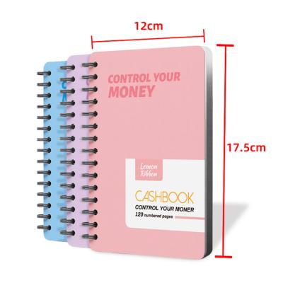 China Creative A4/A5 style notebook hardcover book coil notebook lovely hand diary account small spiral wholesale European and American bank cash planner for sale