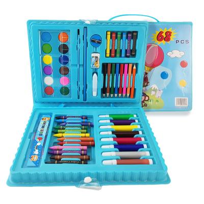 China Kids Promotion Fancy Twist Up Plastic Wax Crayon Pen For Kids Crayon Pencil Set Non-Toxic Silky Bag Customized PVC Art for sale