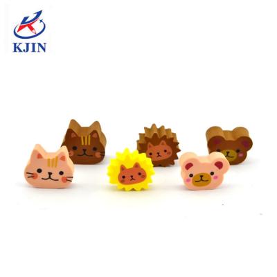 China Promotional hot sale 3d cartoon cute eraser /kids toy shaped erasers for sale