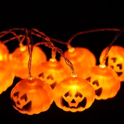 China Halloween Decorations Mall Decorations Plastic Funny Outdoor Props Ornaments Led Halloween Pumpkin Lights for sale