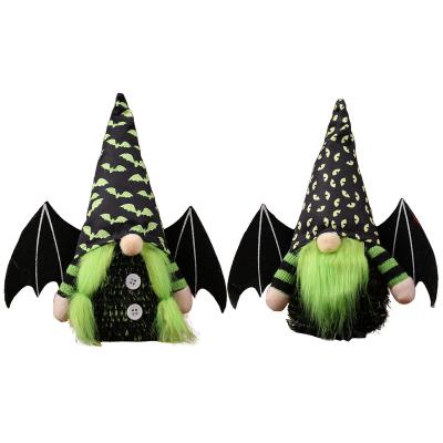 China 2022 Halloween Festival New Sale Bat Faceless Doll Rudolph Doll Decoration Hot Green Gnome Ornament Bat for sale