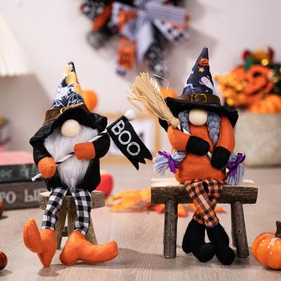 China 2022 Hot Selling Cloth Doll Faceless Plush Leg Halloween Gnomes Long For Swedish Nordic Halloween Home Elf Decor Ornaments for sale