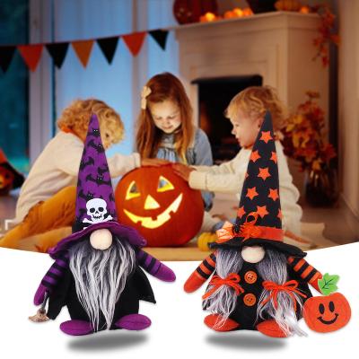 China Fabric Gnome Doll for Halloween Home Ornament Pumpkin Party Supplies Kids Halloween Decoration for sale