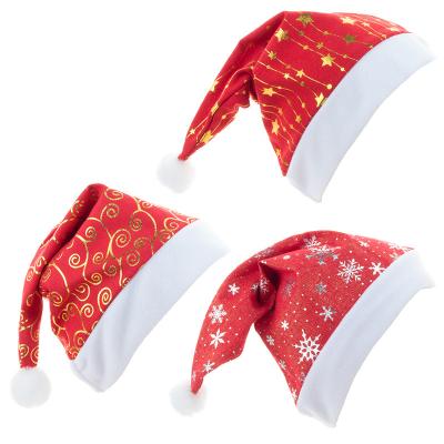 China 2022 Hot Selling Christmas Pentagon Kids Gold Decoration Gift Adult Christmas Hat for sale