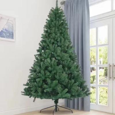 China PVC& High Quality Green 2022 PE Christmas Tree PVC 90CM-300CM PE&PVC Mixed New Made Artificial Christmas Tree Ornaments for sale