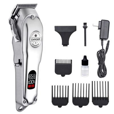 China Outdoor Electric Rechargeable Professional Hair Trimmer Razor Trimmer Cordless Men Hair Cutting Machine for sale