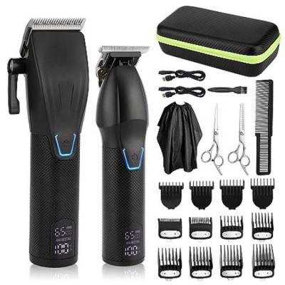 China Outdoor Trimmer Barber Shop Hair Salon LM-2027 Cordless All Metal Rechargeable Low Noise Set Of 0 Millimeter Clippers New for sale