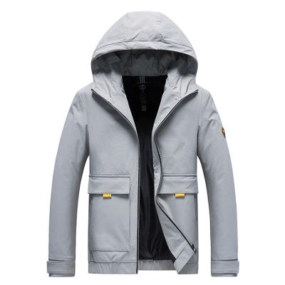 China 2021 QUICK DRY new men's new trend windproof regular men's jackets autumn and winter backing casual jackets hooded and warm coat for sale