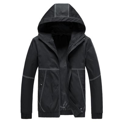 China Wholesale high quality men's jacket hooded aviator QUICK DRY quilted down all-match black autumn and winter men's jacket shoulder of the new for sale