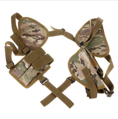 China Military Camouflage GS03 Armpit Gun Holster With Modular Magazine Stocks For Wholesale GS03 Gun Holster for sale